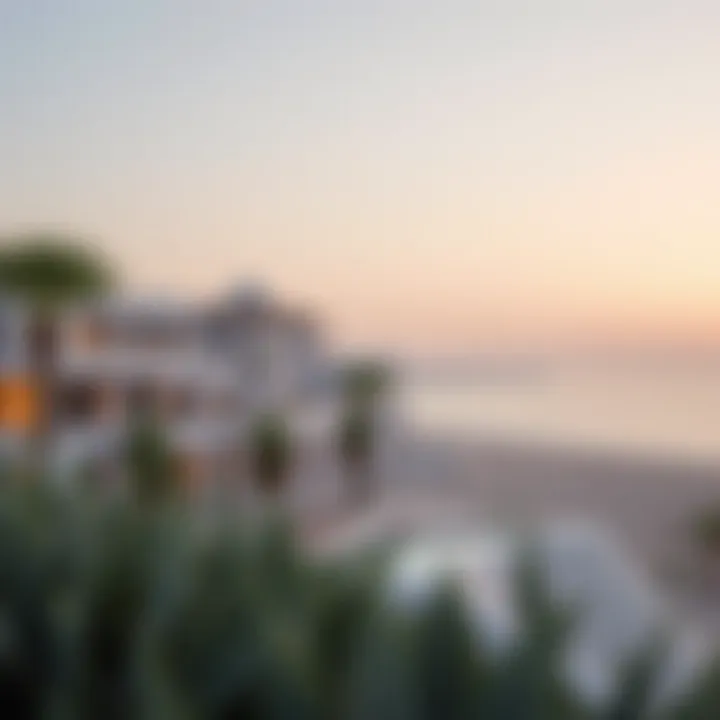 Luxury real estate surrounding Um Suqeim Beach
