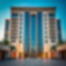 Architectural view of the Center for Dispute Resolution in Dubai