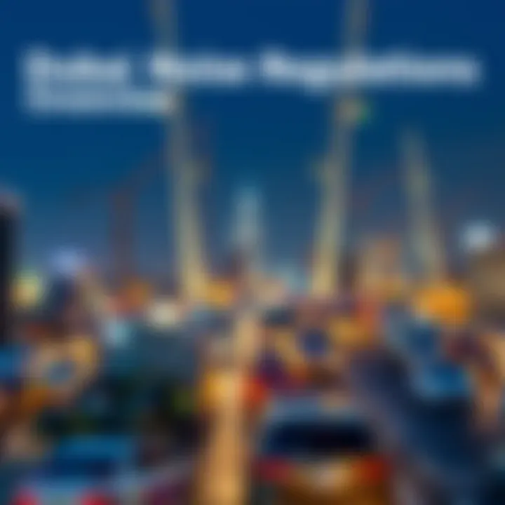 Infographic on noise regulations in Dubai
