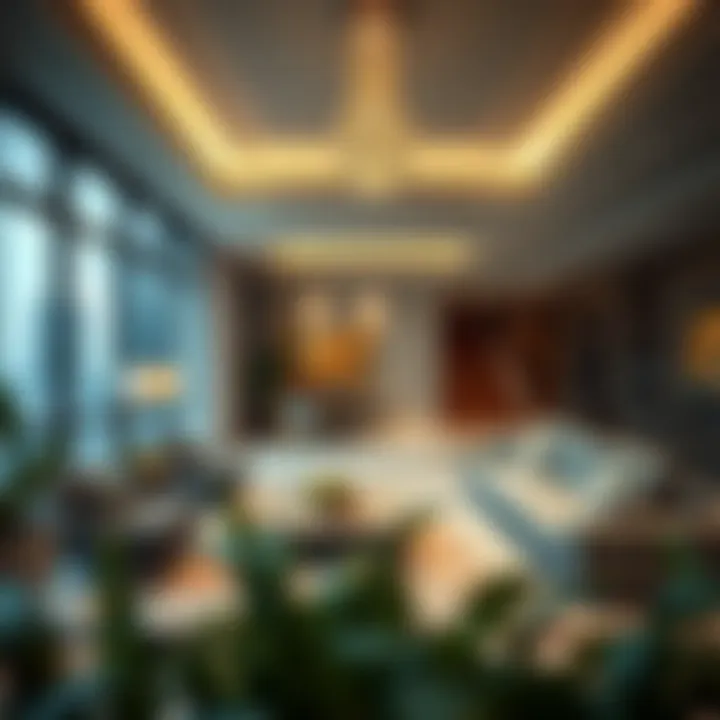 Interior design of a luxurious apartment in Iris by Azizi
