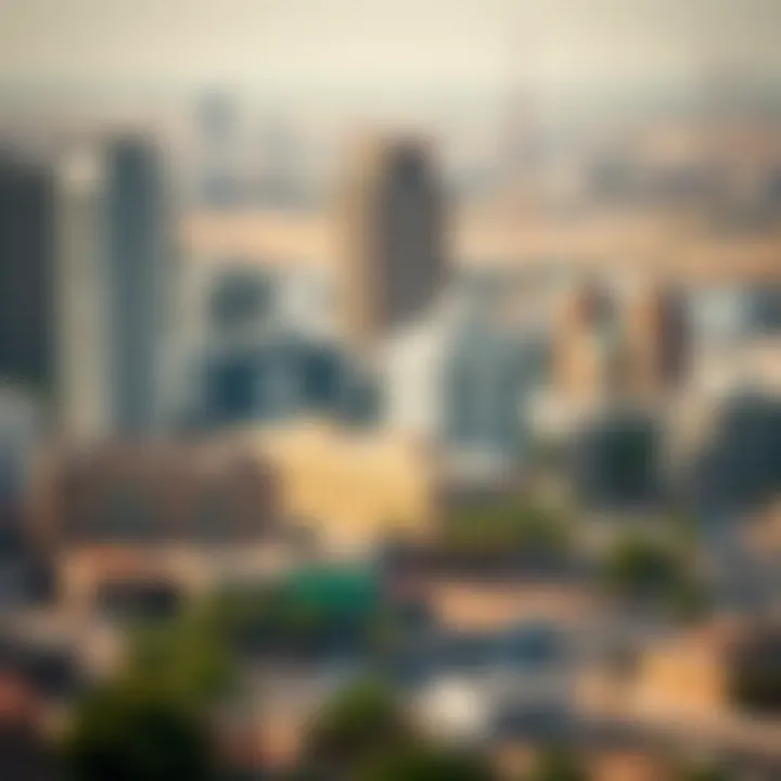 Visual representation of real estate developments in Al Satwa