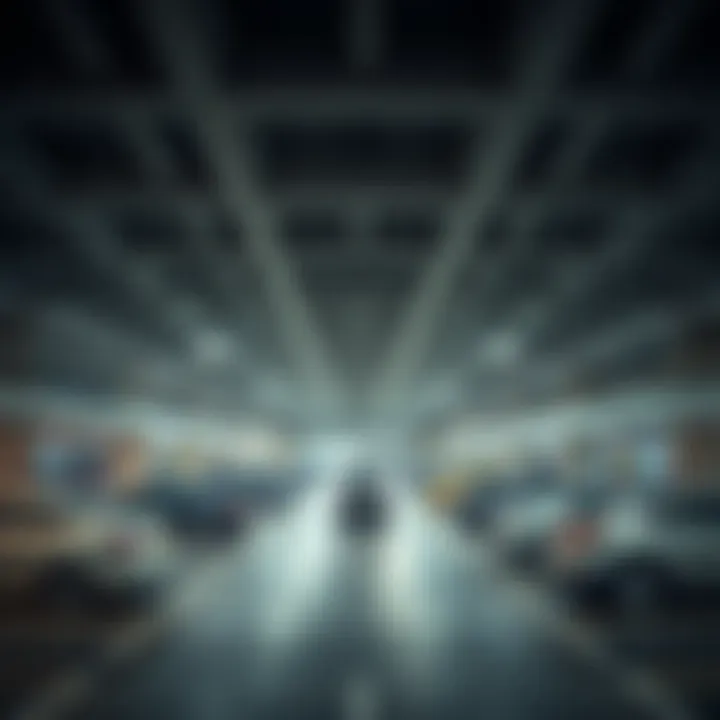 Spacious parking layout offering a seamless user experience