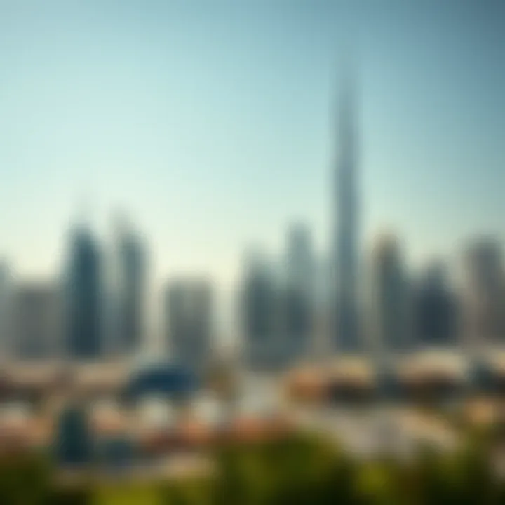 A Dubai skyline showcasing real estate investment opportunities