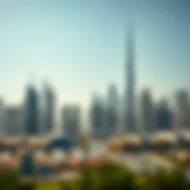 Dubai Skyline: A Hub for Real Estate Investors A Dubai skyline showcasing real estate investment opportunities