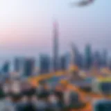 Stunning skyline of Dubai showcasing modern architecture