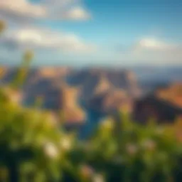 Stunning landscape of a popular travel destination