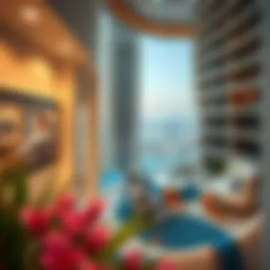 Architectural Marvel of W Residences Dubai Stunning architectural design of W Residences Dubai showcasing modern luxury.