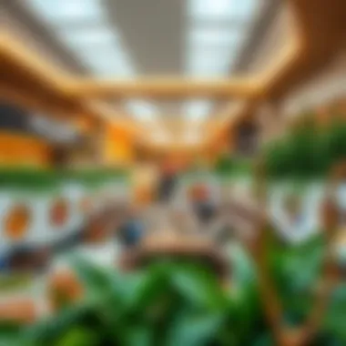 Diverse Culinary Delights at Zeal Dalma Mall A panoramic view of the food court highlighting various dining offerings.